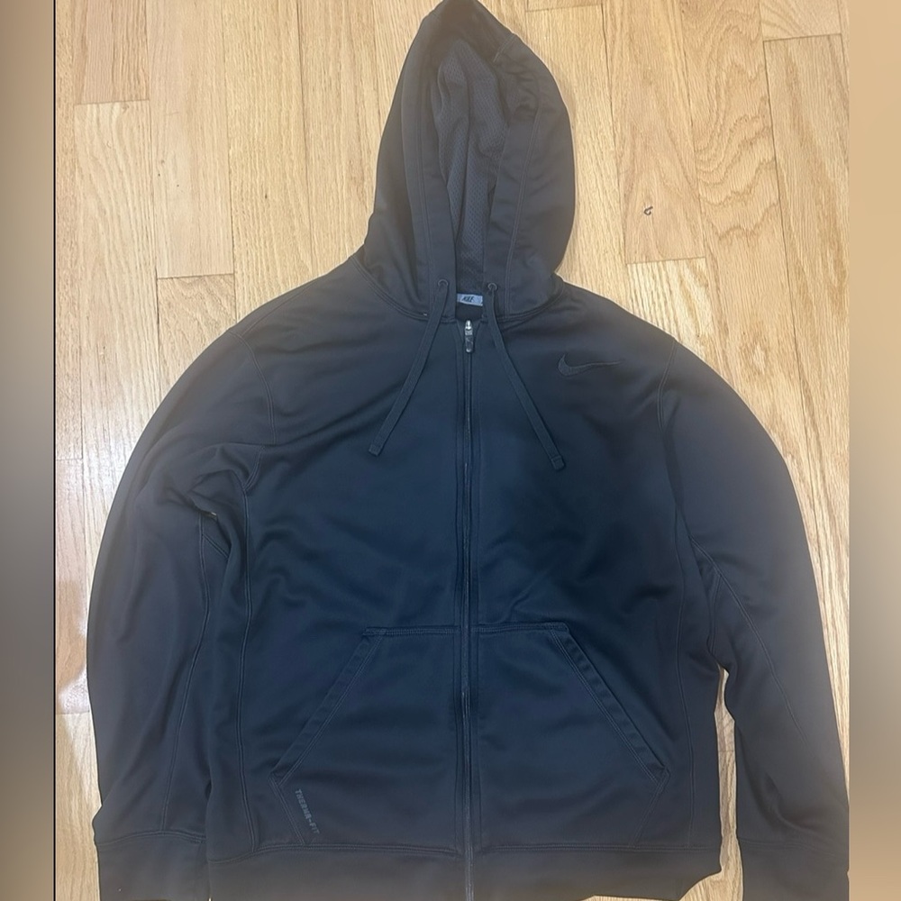 Nike Black Zip Up Sweater